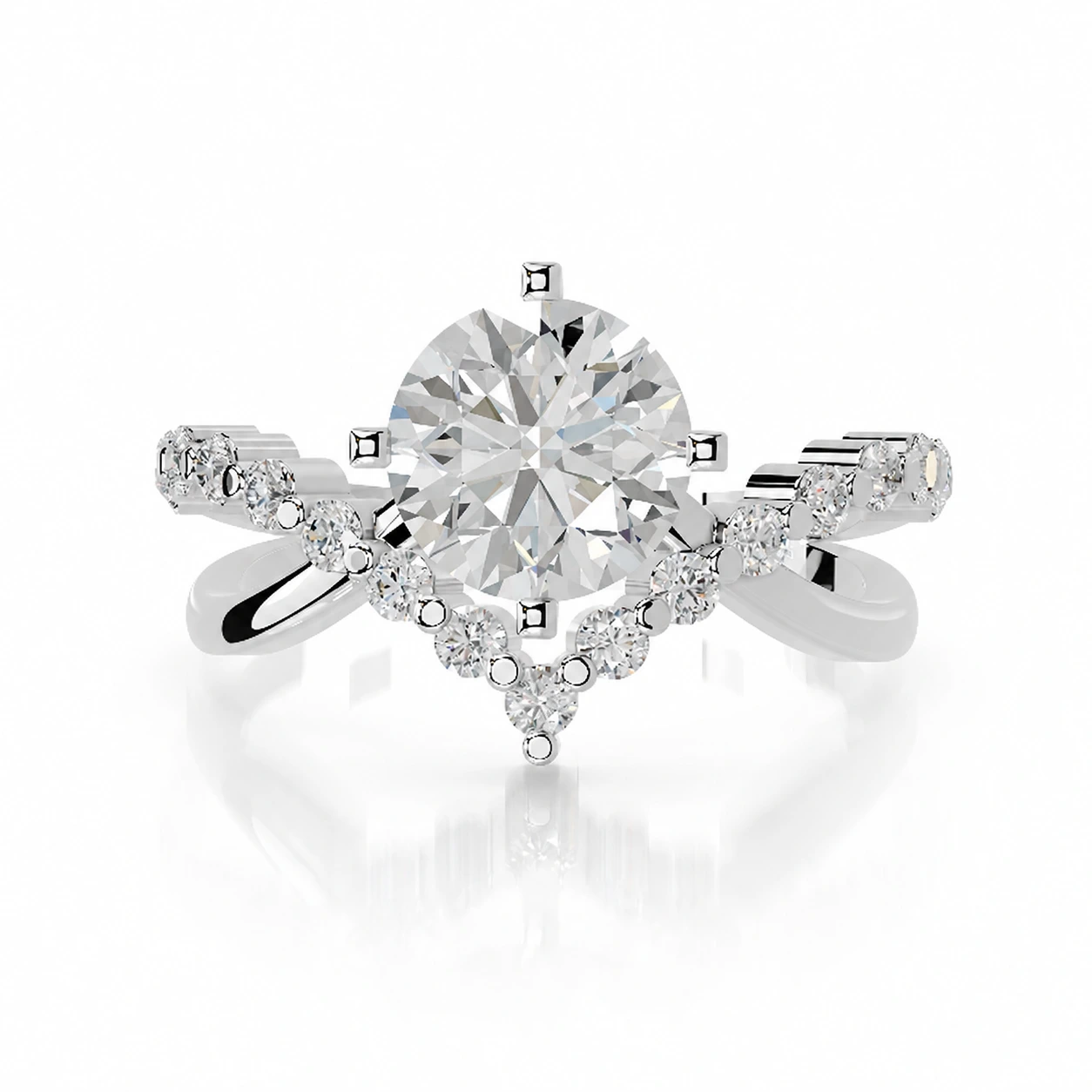 Engagement Collection 03 — main view of the engagement ring
