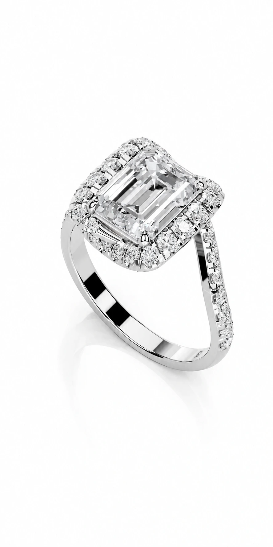 Engagement Collection 04 — side view of the engagement ring