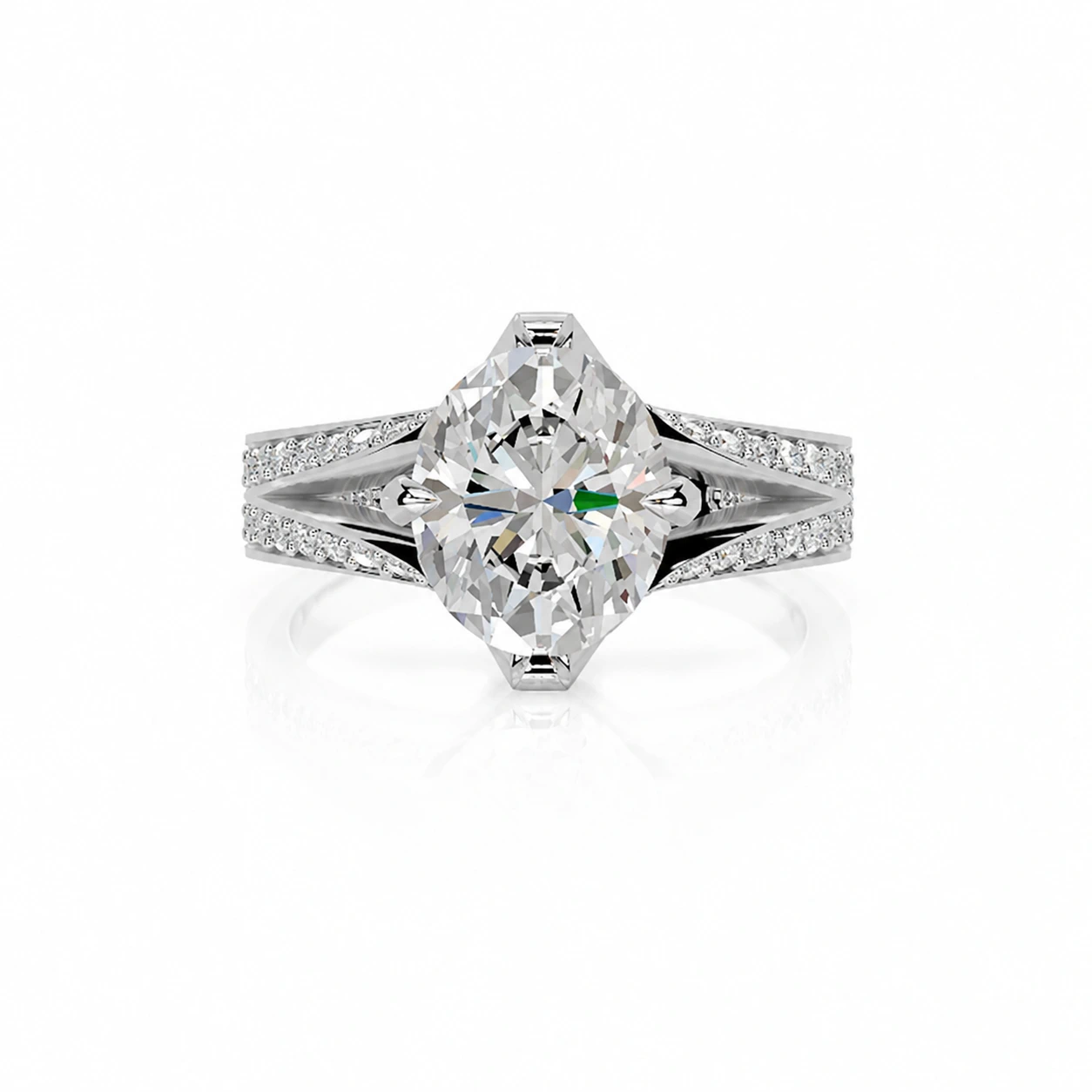 Engagement Collection 09 — main view of the engagement ring