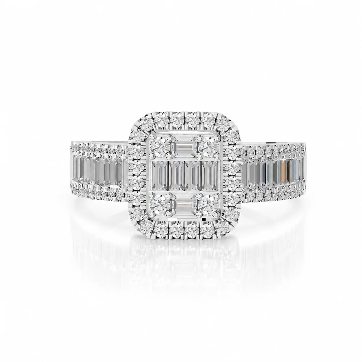 Destin Lunaire diamond ring — main view