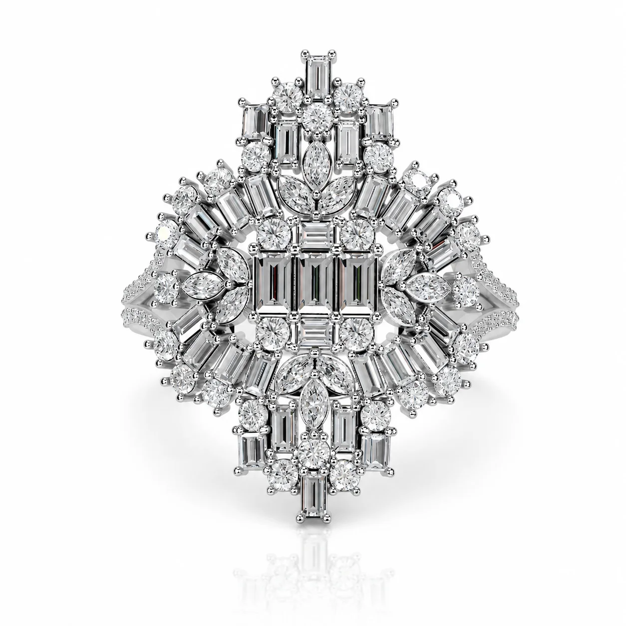 Éternité à Deux diamond ring — main view